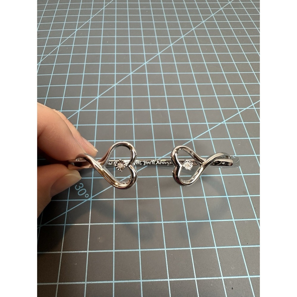 BRADFORD EXCHANGE SILVER TONE DAUGHTER BRACELET